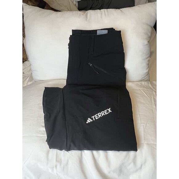 $200NWT Adidas Terrex TechRock Mountaneering Softshell Pants S 30” IB1103 50%off - Picture 2 of 12